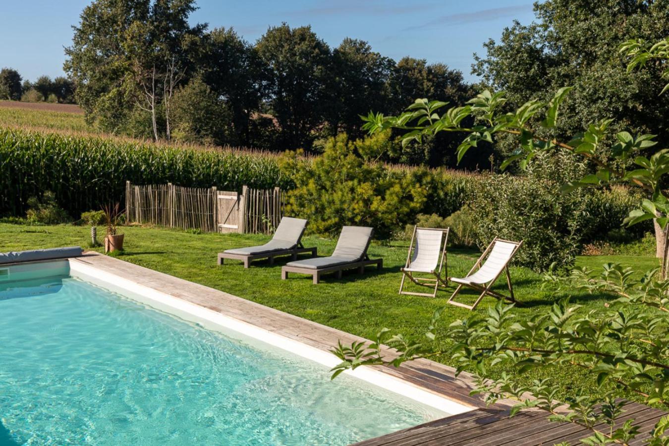 Domaine Du Kelenn, Maison D'Hotes De Charme Avec Piscine Caden Exterior photo
